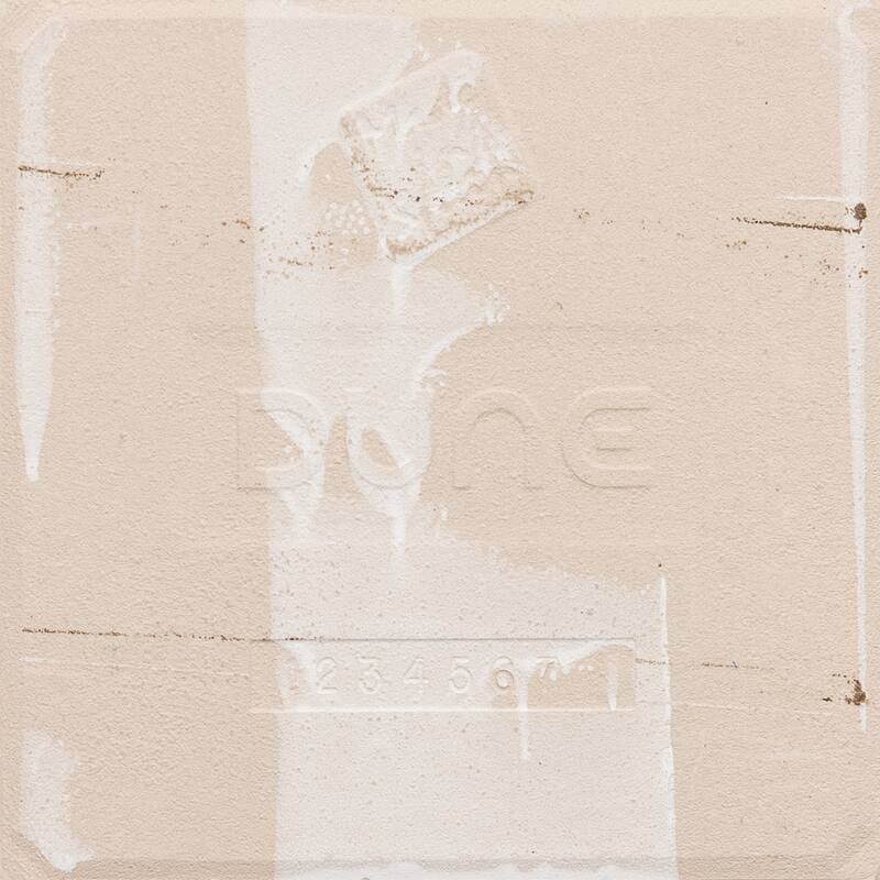 The Tile Life Coat of Arms 5.9x5.9 Hueso Glossy Textured Ceramic Wall Tile