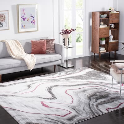 SAFAVIEH Craft Clytie Modern Abstract Marble Pattern Rug