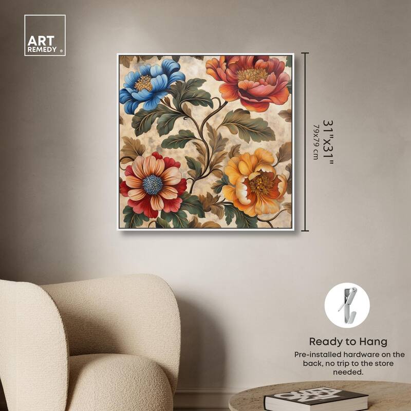 Golden Gardenia III Canvas by Art Remedy