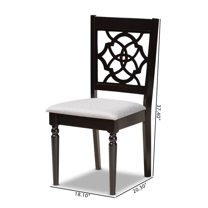 Renaud Modern and Contemporary 2-PC Dining Chair Set