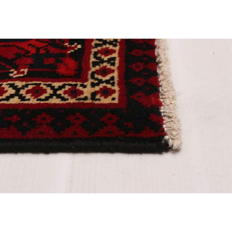 ECARPETGALLERY Hand-knotted Kayseri Red Wool Rug - 7'3 x 10'6
