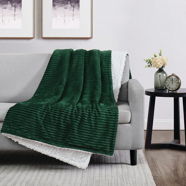 London Fog Corduroy Blanket and Throw - Bed Bath & Beyond - 41256563