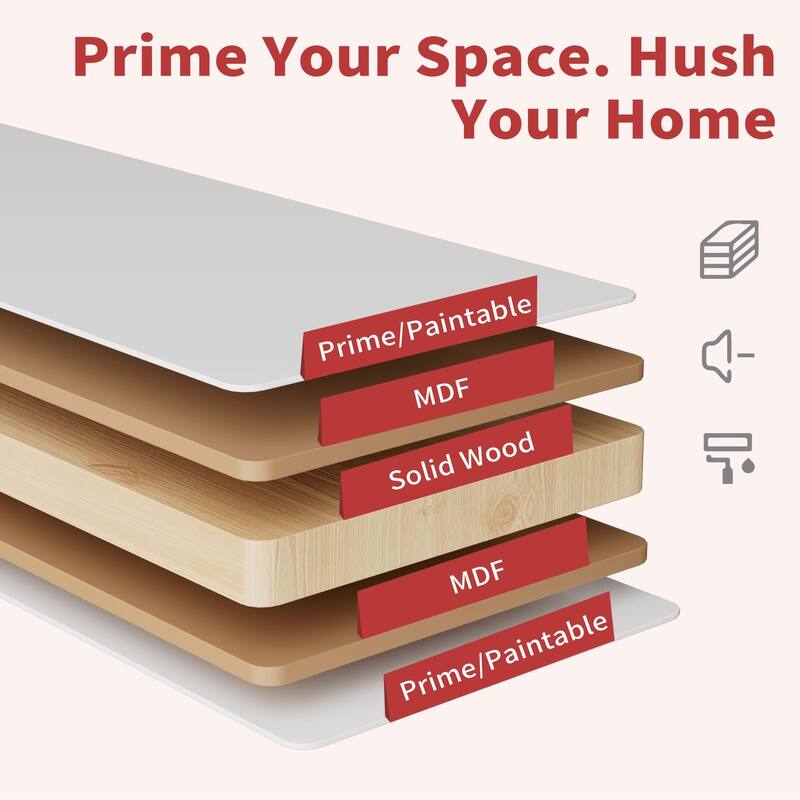 80"H White Louver Closet Doors Solid Manufactured Wood Primed Shaker Slab Interior Door