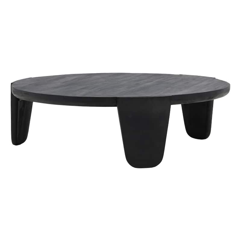 Foothill Wood Coffee Table, Black