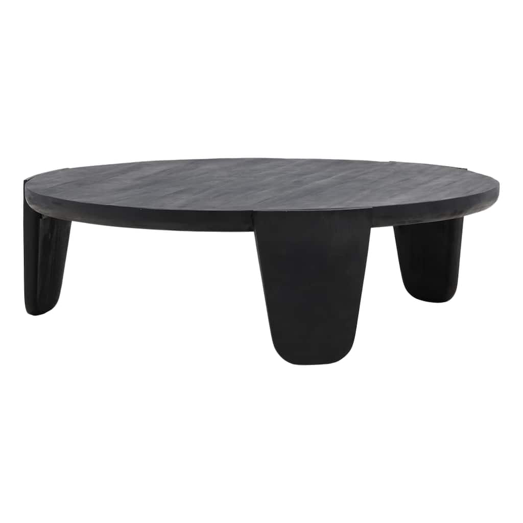 Foothill Wood Coffee Table, Black