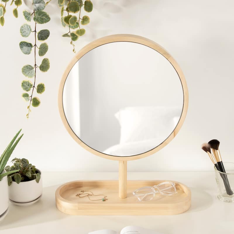 Kate and Laurel Travis Framed Tabletop Mirror - 17x21