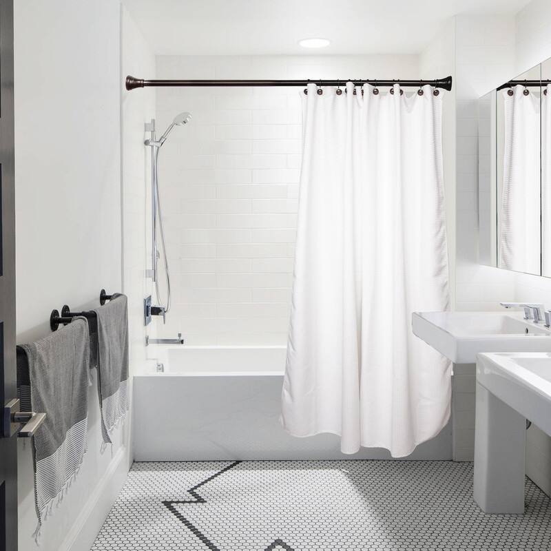 Utopia Alley Rustproof Zinc Shower Curtain Rings for Bathroom, Set of 12