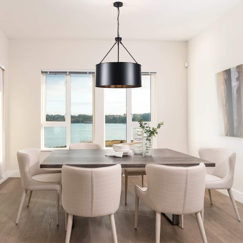 5-Light 20.78 in. Industrial Chandelier for Kitchen Living Room