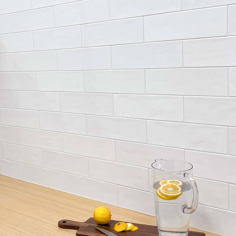 Cruz Bay Studio BE3 Bedouin - 4" x 12" Brick Wall Tile - Glossy Visual