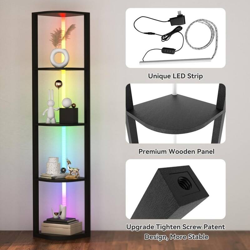 5 Tiers Corner Shelf