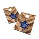 preview thumbnail 1 of 3, Toronto Maple Leafs 2x4 NHL Cornhole Bag Toss Include Carry Case