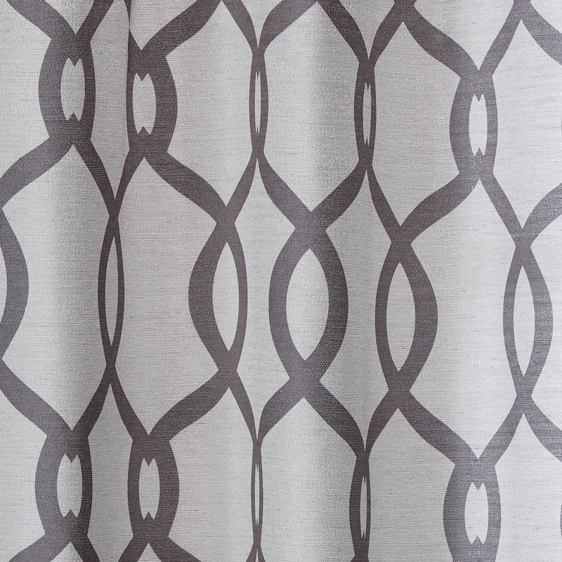 ATI Home Kochi Light Filtering Linen Blend Grommet Top Curtain Panel Pair