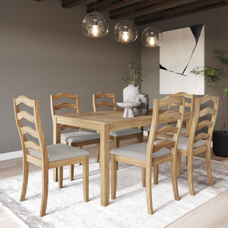 CraftPorch Sophistique 7-piece Wooden Dining Set