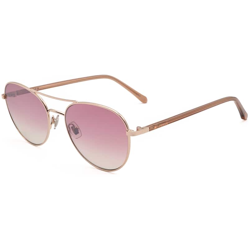 Fossil Women's 55mm Red Gold Sunglasses FOS3123GS-0AU2-2S