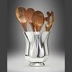 preview thumbnail 5 of 4, Nambe Tulip Tool Jug with 5 Piece Kitchen Tool Set - Jug: 6.75" W x 6.75" L x 8" H