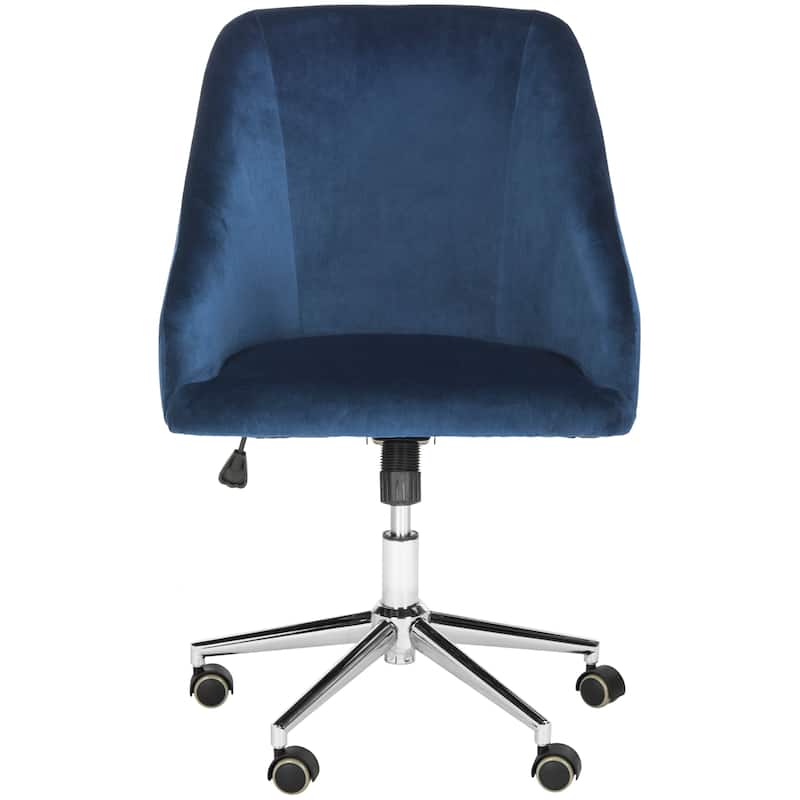 SAFAVIEH Grisha Swivel Adjustable Office Chair - Navy