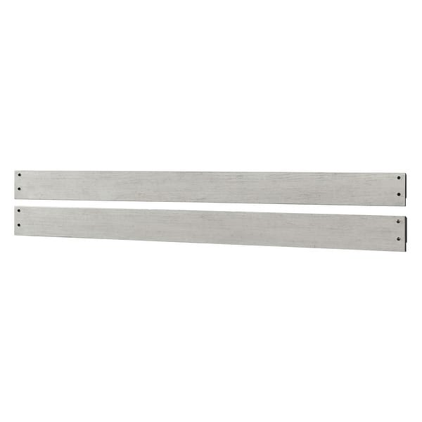slide 2 of 3, Timber Ridge 75" Wide Wood Full Size Bed Rails, Weathered Washed Sierra