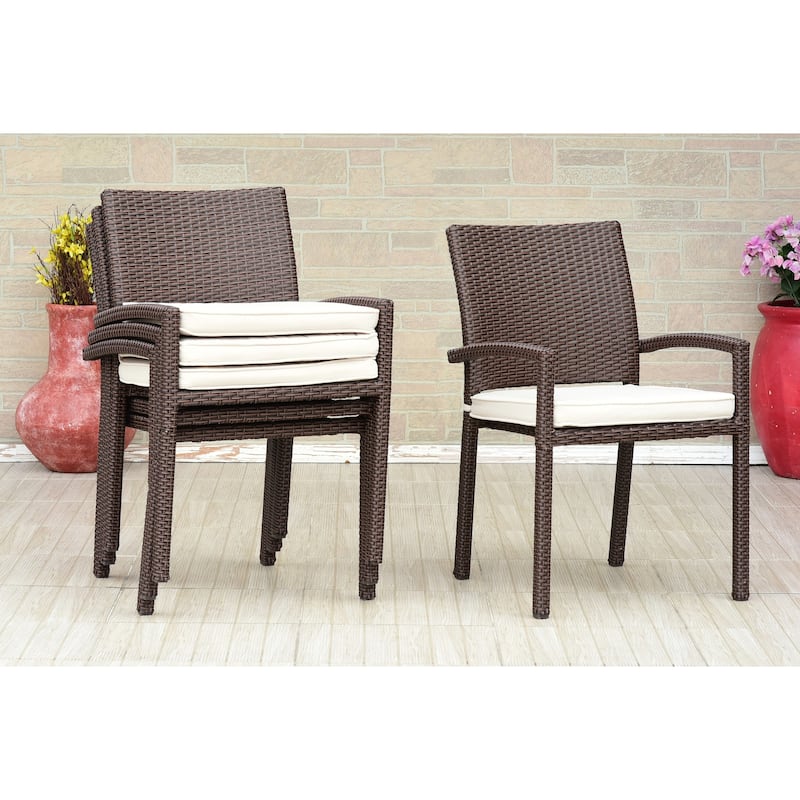 Amazonia Helen 11 piece FSC Wood Extendable Dining Set with Cushions
