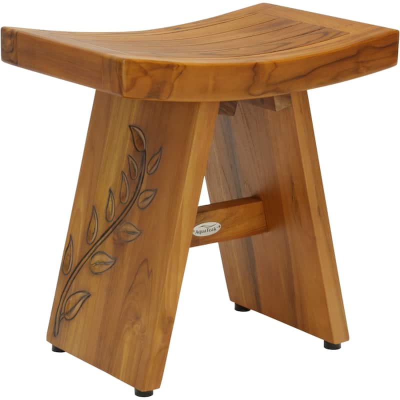 18" Asia Artisan Teak Shower Bench