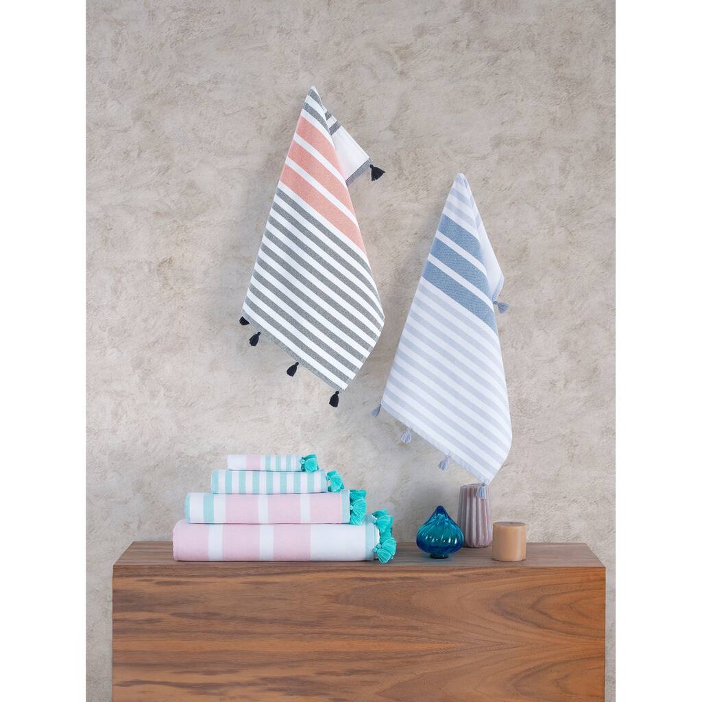 Brooks Brothers Turkish Pesthemal 2 pcs Wash Towels