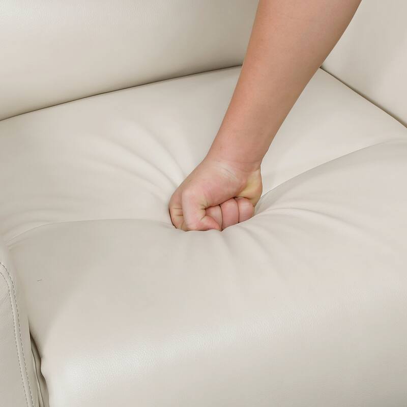 Preston 35" Faux Leather Swivel Glider Recliner - 360-Degree Swivel