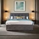 preview thumbnail 17 of 22, Queen Size Bed with 2 Storage Drawers and a Twin XL Trundle, Upholstered Platform Queen Bed Frame with Tufted Headboard Dark Gray
