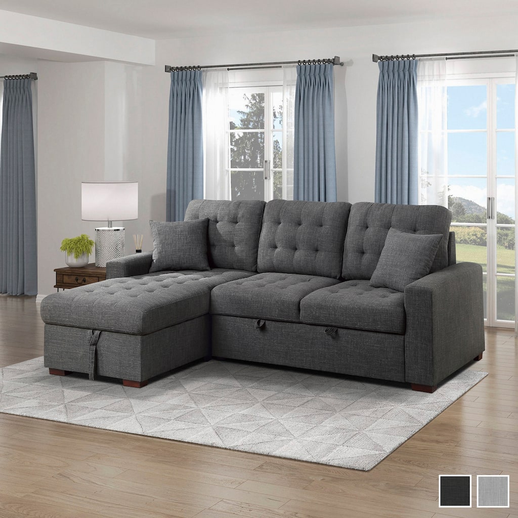 Miles 2-Piece Sectional Sofa Sleeper with Left Chaise