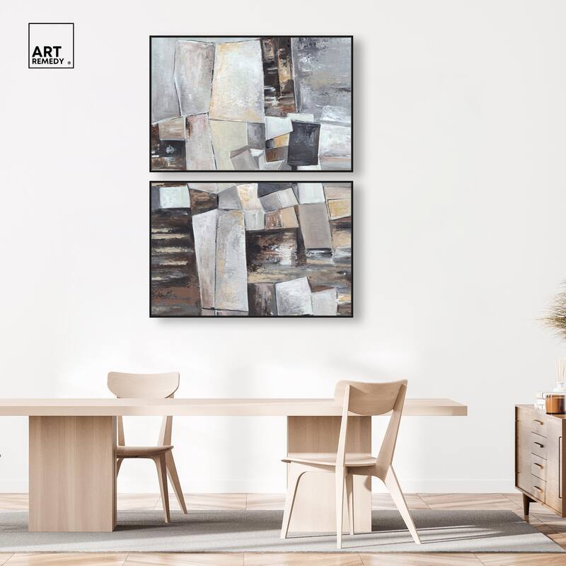 Inside the Future Canvas Set of 2 by Art Remedy