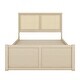preview thumbnail 5 of 46, Rattan Platform Bed Frame with 4 Storage Drawers and Wooden Rattan Headboard for Kids, No Box Spring Needed