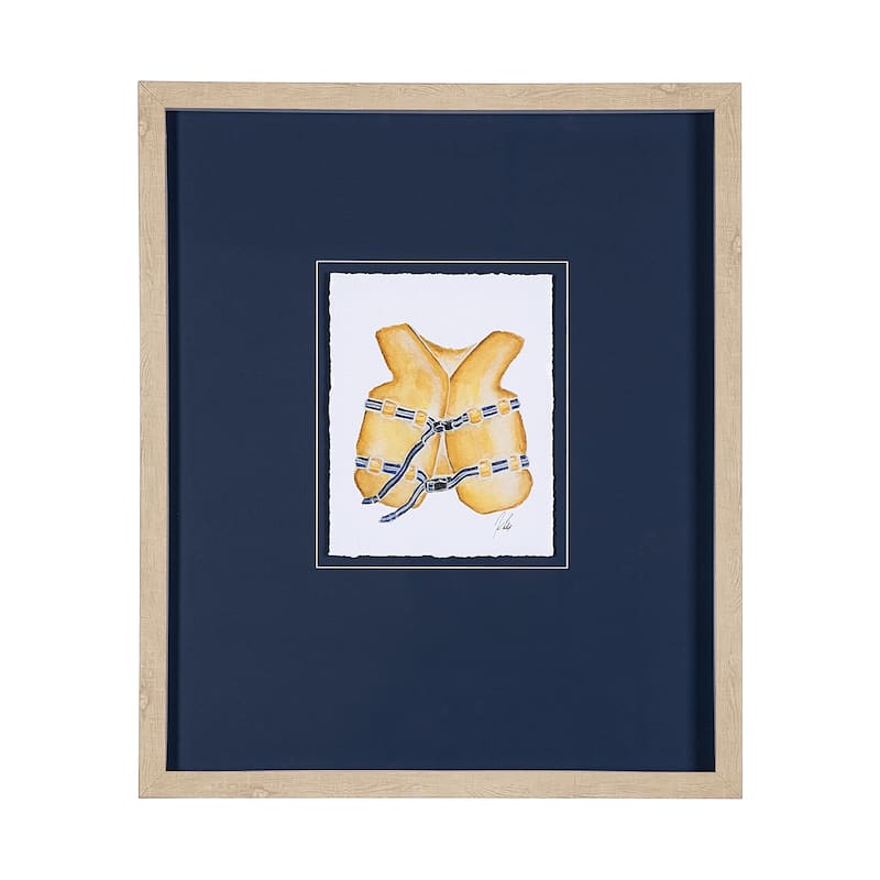 Lifejacket I Framed Art Print