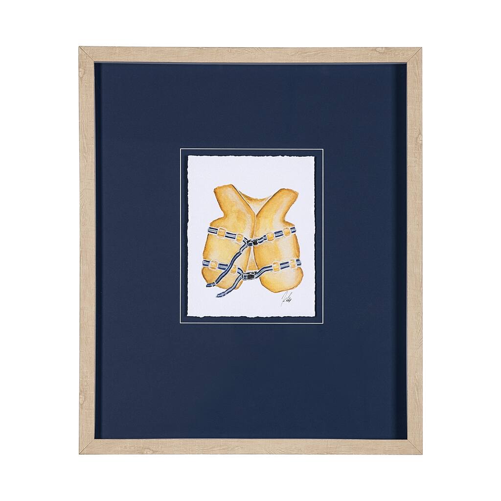 Lifejacket I Framed Art Print