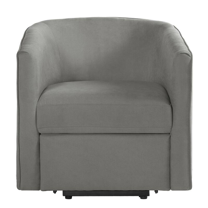 Roomfitters Power Lift Recliner Chair with Massage and Heat, Chenille Fabric Barrel Chair for Seniors