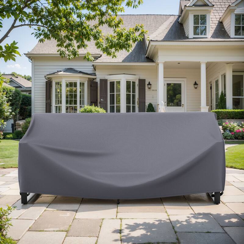 Heavy Duty Patio Sofa Cover, Waterproof 3-Seater Outdoor Sofa Cover