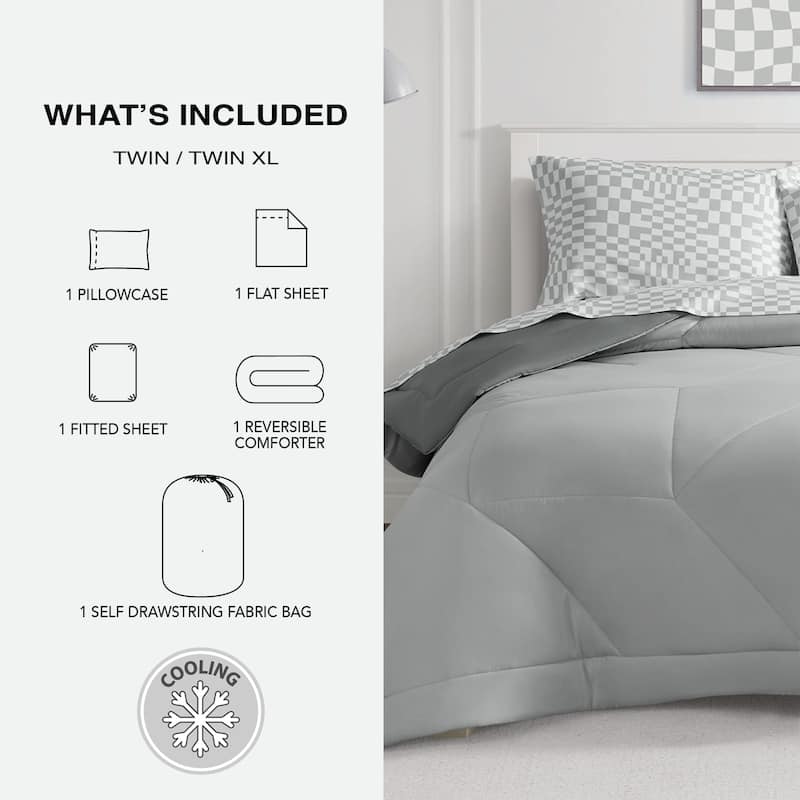 Cooling Technology 5-Piece Bed in a Bag