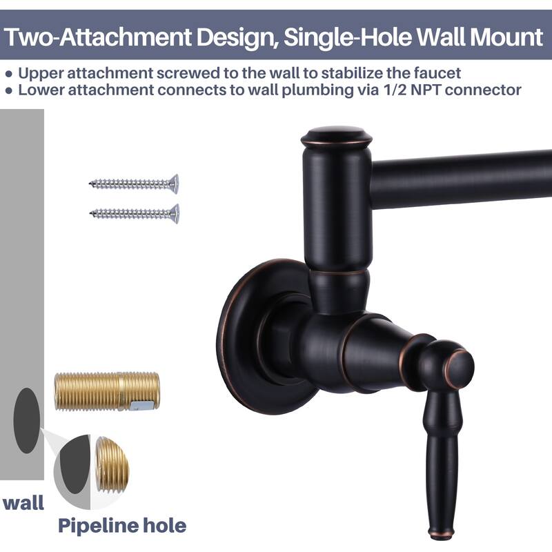 WOWOW Modern Retro Folding Filled Faucet