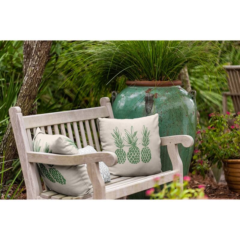Pineapples Indoor/Outdoor Throw Pillow