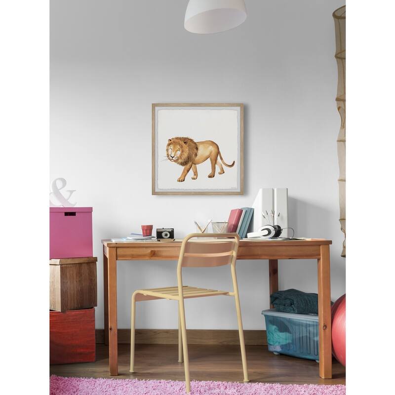 The Big Cat Framed Wall Art, Elegant Home Touch - Sophisticated Artwork for Refined Décor