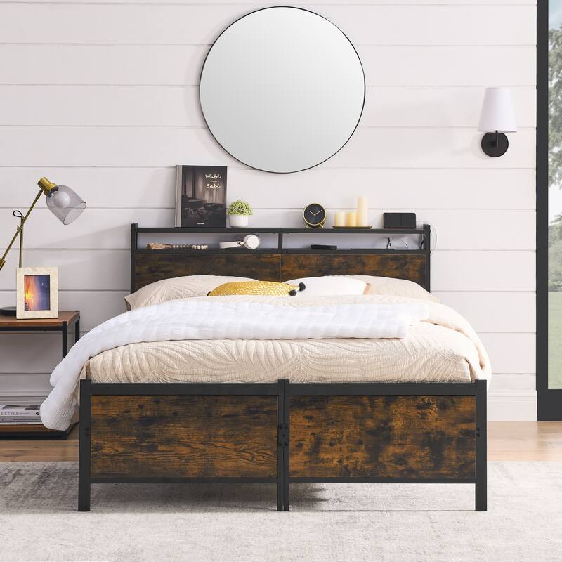 Bed frame, metal bed frame, iron platform bed frame, canopy bed frame, twin bed frame, queen bed frame, king bed frame