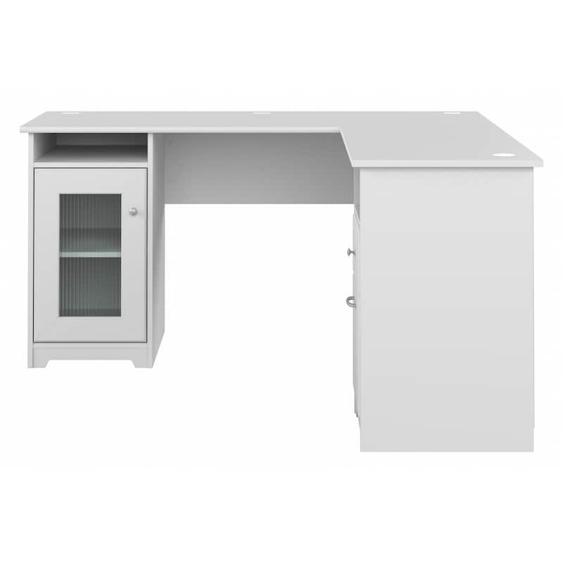 Cabot 60W L Shaped Computer Desk with Storage by Bush Furniture