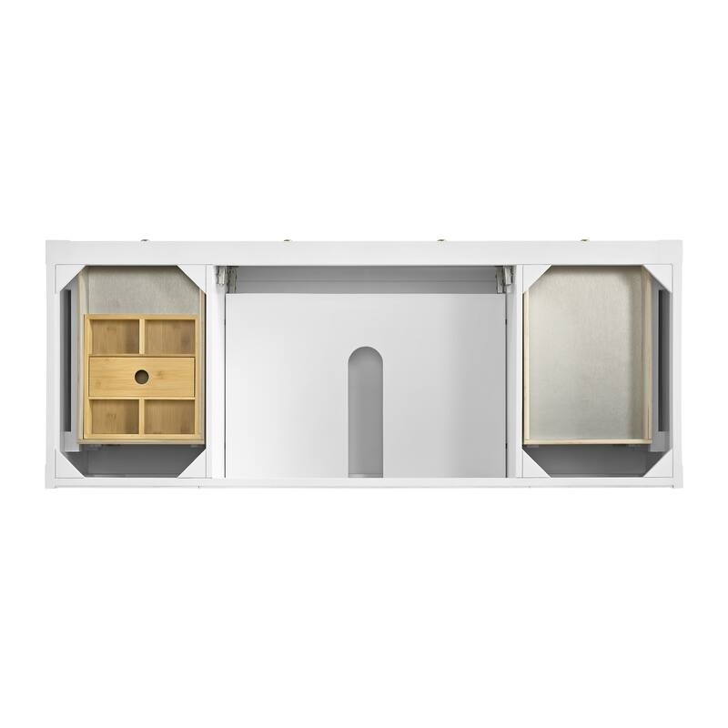 Breckenridge 60" Single Vanity, Bright White - 60S