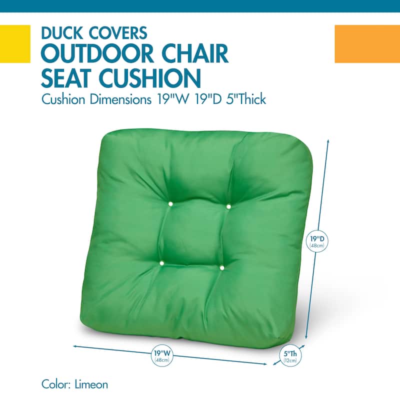 Duck Covers Indoor/ Outdoor Seat Cushions (Set of 2)