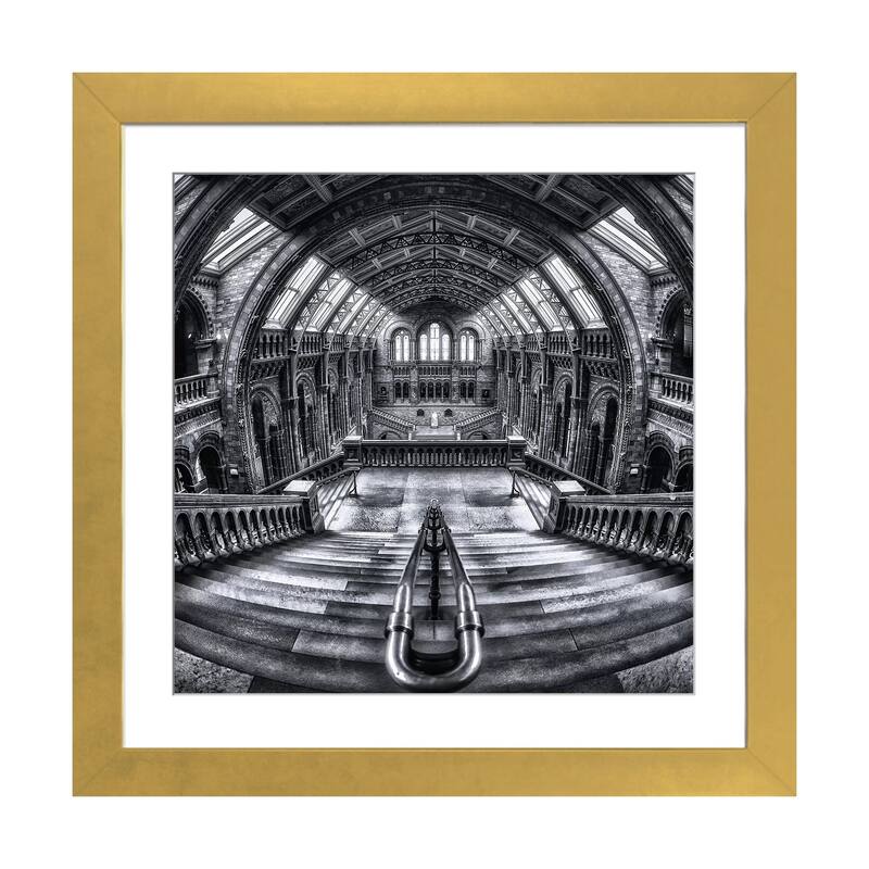 iCanvas "Harry Potter Meets Escher And Darwin" by Massimo Cuomo - Gold - 24x24x1