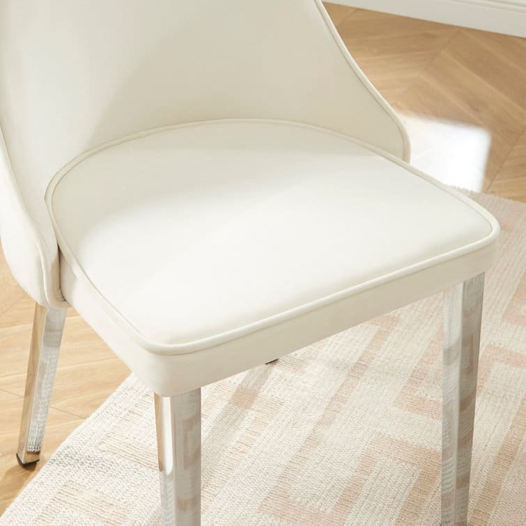 Pholstered Metal Side Chair (Set of 2)