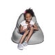 preview thumbnail 4 of 41, Jaxx Nimbus Spandex Bean Bag Chair for Kids Grey