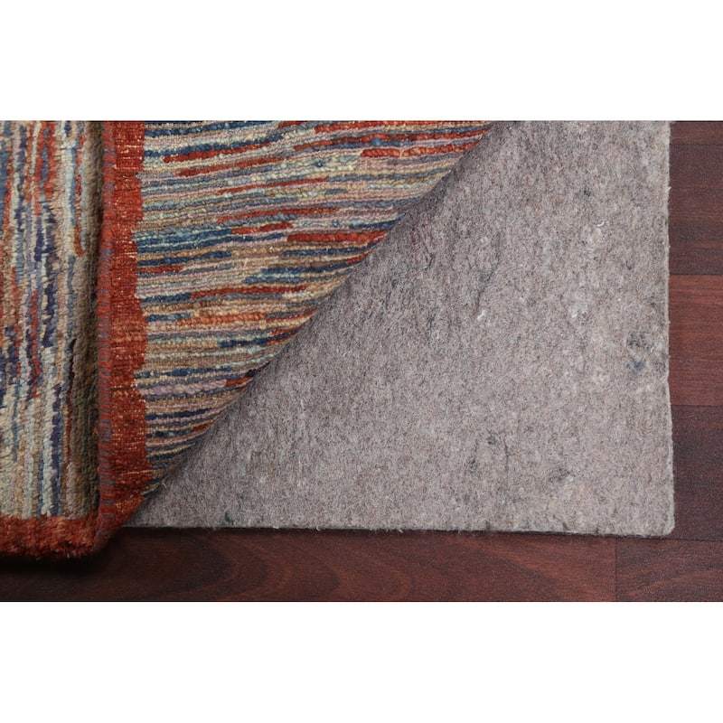 Modern Striped Gabbeh Kashkoli Oriental Area Rug Handmade Wool Carpet - 2'1" x 3'0"