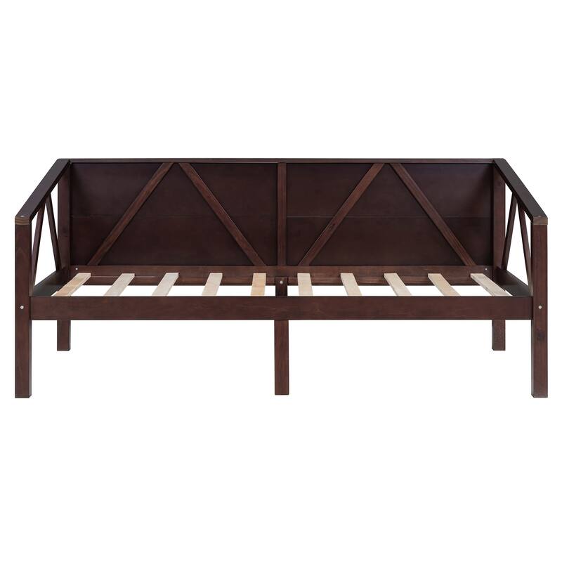 Full/Twin Size Daybed - Convertible Sofa Bed with Trundle (Optional) for Guest Rooms