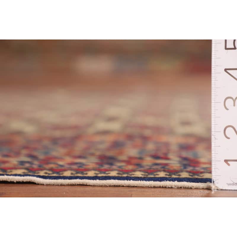 All-Over Anatolian Turkish Vintage Area Rug Handmade Wool Carpet - 6'8" X 9'9"