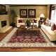 preview thumbnail 5 of 9, Copper Grove Sastamala Bordered Persian Area Rug 2'x3' - Red