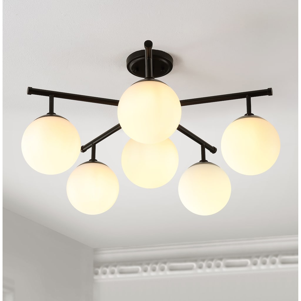 SAFAVIEH Lighting Ardith Flush Mount - 26" W x 26" D x 15" H - 26Wx26Dx15H