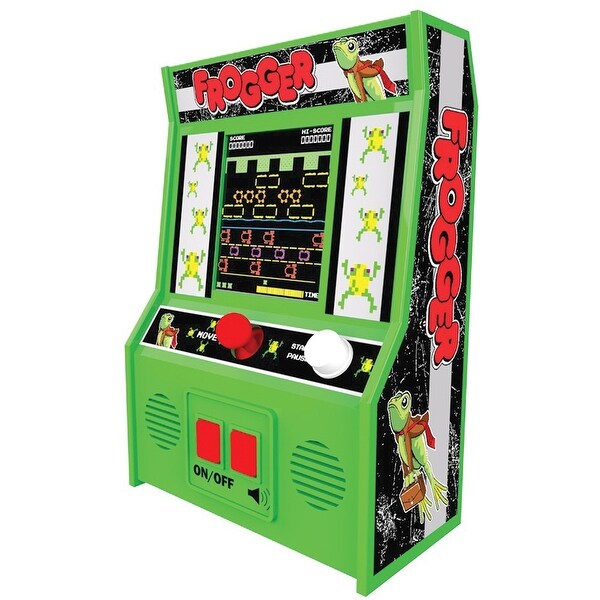 Retro Arcade Video Game Mini Console - Frogger - Green